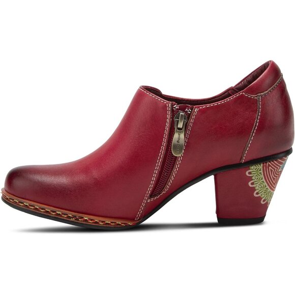 L’Artiste by Spring Step Womens Zami Leather Shootie Boots -- Brown NEW - Picture 2 of 8